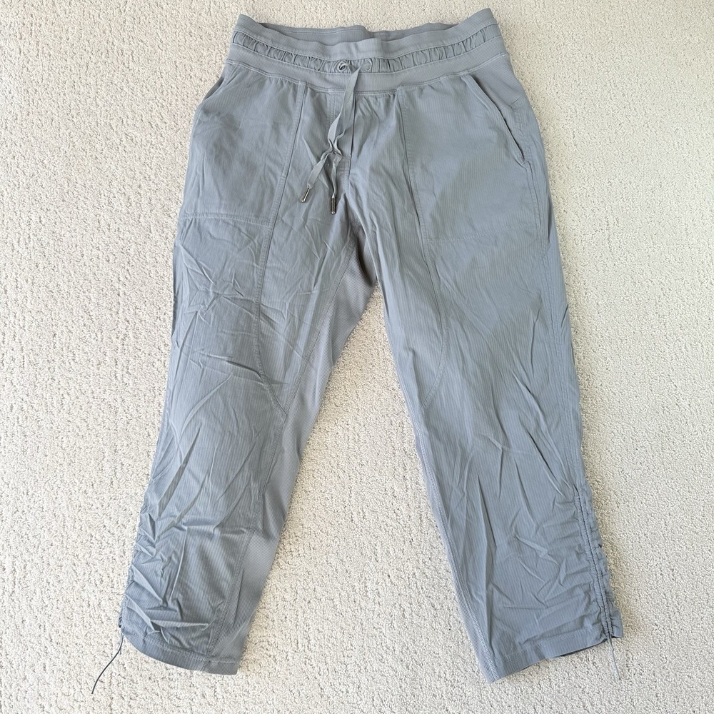 Lululemon Dance Studio‎ Mid-Rise Crop Pants Women 8 Blue Swift $98 LW6CDQS